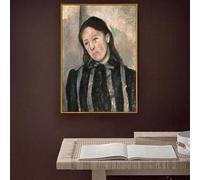 GOSRD Décoration d'intérieur Impression sur toile Art mural Photos pour salon Affiche Impressions sur toile Peintures françaises Paul Cézanne 30x45cm Sans cadre