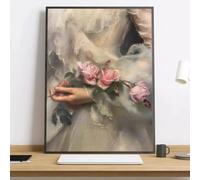 GOSRD Impression d'art mural moderne sur toile, reproduction d'art calligraphique de la Renaissance, affiche HD pour salon, chambre ou bar (50 x 70 cm, sans cadre)