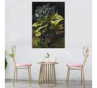 GOSRD Impression sur toile « Cineraria », peinture à l'huile, œuvre d'art célèbre, affiche, décoration murale, salon, maison (50 x 60 cm)
