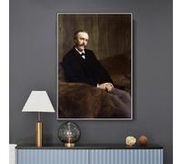 GOSRD Impression sur toile de style nordique Lawrence Alma-Tadema, 1er comte de Balfour, peinture à l'huile, décoration d'intérieur (60 x 80 cm)