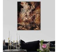 GOSRD Impression sur toile de style nordique, œuvre d'art inspirée de la peinture grecque de Peter Paul Rubens, poster, tableau, décoration murale pour la maison (70x100CM/sans cadre)