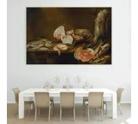 GOSRD Impressions sur toile Nature morte de poissons Peinture à l'huile sur toile Célèbre œuvre d'art Affiche Photo Décoration murale Maison Salon Décoration (40x60cm)