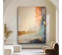 GOSRD Impressions sur toile, peinture à l'huile, fresques décoratives, œuvres d'art abstraites modernes, décoration pour salon, chambre, bureau et maison (70 x 100 cm)