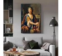 GOSRD Impressions sur toile, peinture Renaissance baroque italienne, affiche vintage, Artemisia Gentileschi, artistes, art mural pour décoration intérieure, 35 x 50 cm, sans cadre