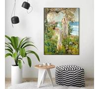GOSRD Peinture sur toile de Joaquín Sorolla, œuvres espagnoles, affiches et impressions, nageurs, art mural, image HD, décoration de salon, maison, 40 x 55 cm, sans cadre