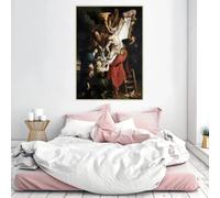 GOSRD Peter Paul Rubens « Descente de » Impressions sur toile Peinture à l'huile Illustration Affiche Photo Mur Maison Décoration Intérieure (70x100cm)