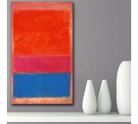 GOSRD Reproduction sur toile d'une peinture à l'huile de Mark Rothko, art mural moderne pour la maison, la chambre ou le bureau (50 x 100 cm)