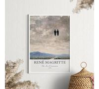 GOSRD Surréalisme Art René Magritte Œuvres d'art Affiche Vintage Magritte Impression Toile Peinture Salon Maison Décoration Murale Murale 50x75CM Sans Cadre