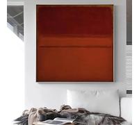 GOSRD Tableau abstrait coloré de Mark Rothko sur toile, affiche et impression sur toile, décoration murale pour salon (40x40cm)