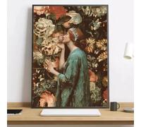 GOSRD Tableau calligraphique Renaissance sur toile, impression d'art moderne, affiche HD pour salon, chambre ou bar (60 x 80 cm, sans cadre)