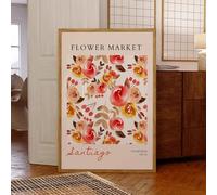 GOSRD Tableau moderne d'Henri Matisse représentant un marché aux fleurs, imprimé sur toile (40 x 60 cm, sans cadre), idéal pour la décoration du salon, de la chambre ou de la maison.