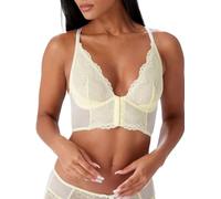 Gossard Superboost Lace Deep Bralet Soutien-Gorge Plongeant, Jaune Citron, 100B Femme