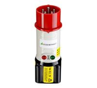 Gossen Metrawatt A3-16 Adaptateur de mesure mâle CEE 16 A 5 pôles - femelle 4 mm G