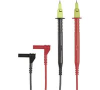 Gossen Metrawatt KS17-2 Set de cordons de mesure de sécurité[pointe de test -mâle 4 mm ] 130 cm noir/rouge