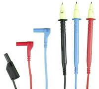 Gossen Metrawatt KS29 Set de cordons de mesure de sécurité pointe de test mâle 4 mm noir, bleu, rouge 1 pc(s)
