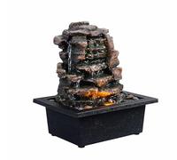 GOSSI Fontaine de méditation en cascade avec lumières LED (22103)