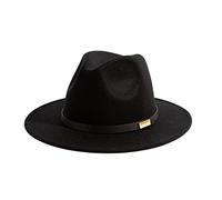 Gossifan Wtt647 Fédora, Ceinture A Noir, 7 1/4/7 3/8 Homme