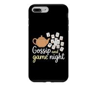 Gossip and Game Night Mahjong Tile Player Coque pour iPhone 7 Plus/8 Plus