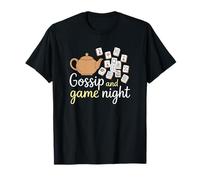 Gossip and Game Night Mahjong Tile Player T-Shirt