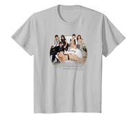 Gossip Girl Bed T-Shirt, Enfant, Argent, 6 Ans