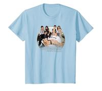 Gossip Girl Bed T-Shirt, Enfant, Bleu Céleste, 6 Ans