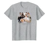 Gossip Girl Bed T-Shirt, Enfant, Gris Chiné, 4 Ans