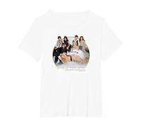 Gossip Girl Bed T-Shirt, Femme Grandes Tailles, Blanc, 3X