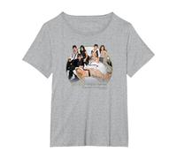 Gossip Girl Bed T-Shirt, Femme Grandes Tailles, Gris Chiné, 5X