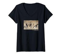 Gossip Girl Curtains T-Shirt avec Col en V