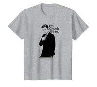 Gossip Girl I'm Chuck Bass T-Shirt, Enfant, Gris Chiné, 8 Ans