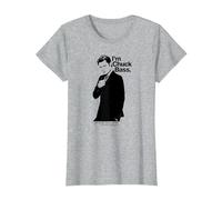 Gossip Girl I'm Chuck Bass T-Shirt, Femme, Gris Chiné, 3XL