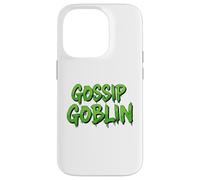 Gossip Goblin Funny Rumor Chit Chat Juicy Social Chatter Coque pour iPhone 14 Pro