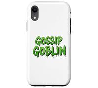 Gossip Goblin Funny Rumor Chit Chat Juicy Social Chatter Coque pour iPhone XR