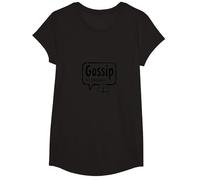 Gossip Has Consequences Funny Talk Derrière Your Back Pet T-Shirt, Fille, Noir, S