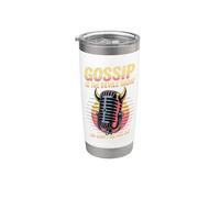 Gossip Is The Devils Radio, alors ne soyez pas DJ Gobelet isotherme en acier inoxydable double paroi