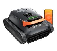 Gosvor LiteVac G1 Robot Piscine Fond et Parois sans Fil, Navigation WavePath, Aspiration 15000 LPH, Double Filtration, Nettoyage Automatique Jusqu’à 200 Min, Contrôle Via App, Piscines Jusqu’à 200 m²