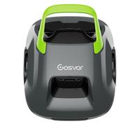 Gosvor Robot de Piscine sans Fil, Robot de Piscine avec Double entraînement Prend 90 Minutes, stationnement Automatique, Robot de Nettoyage de Piscine, Adapté aux piscines Hors Sol