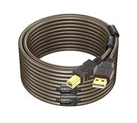 GOSYSONG Câble d'imprimante USB 2.0 de type A vers type B - Câble d'imprimante USB actif haute vitesse - Compatible avec HP, Canon, Dell, Epson, Xerox, Samsung - 24,4 m