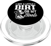 Got A Little Dirt on My Boots Amoureux de Musique PopSockets PopGrip pour MagSafe