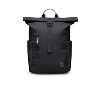 GOT BAG Rolltop Easy Small Sac à dos à roulettes avec compartiment pour ordinateur portable 14" - Petit sac à dos imperméable 15 l, Noir monochrome