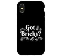 Got Bricks Bloc de Construction Amusant Maître Builder Coque pour iPhone X/XS