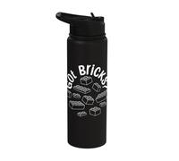 Got Bricks Block Building Brick Builder Funny Stainless Steel Insulated Water Bottle