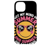 Got My Mind On Summer Relaxed Sun With Sunglasses Plage Été Coque pour iPhone 14