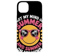 Got My Mind On Summer Relaxed Sun With Sunglasses Plage Été Coque pour iPhone 14 Plus