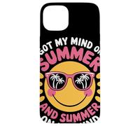 Got My Mind On Summer Relaxed Sun With Sunglasses Plage Été Coque pour iPhone 15 Plus