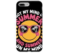 Got My Mind On Summer Relaxed Sun With Sunglasses Plage Été Coque pour iPhone 7 Plus/8 Plus