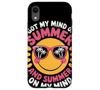 Got My Mind On Summer Relaxed Sun With Sunglasses Plage Été Coque pour iPhone XR