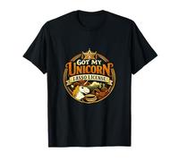 Got My Unicorn Lasso Licence Equestrian Wrangler Graphic T-Shirt