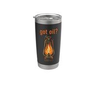 Got Oil? Rapture & Second Coming Matthew 25 Reminder Faith Gobelet isotherme en acier inoxydable double paroi