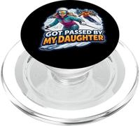 Got Passed by My Daughter Funny Ski Père Skier Dad PopSockets PopGrip pour MagSafe